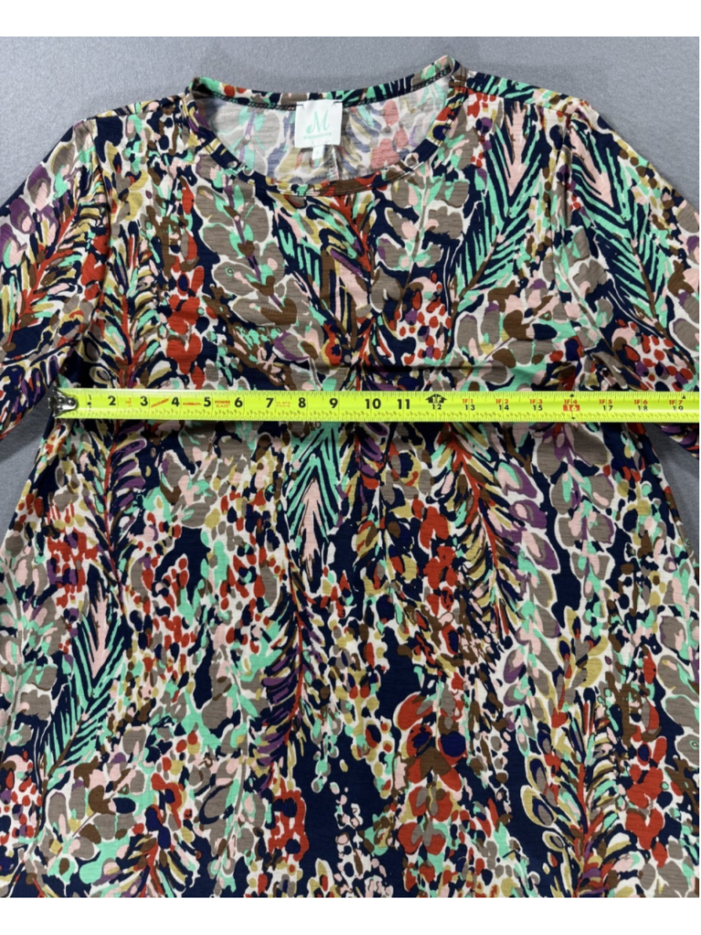 Shop The Mint Floral Print Dress Size Small with Pockets - Picture 12 of 15